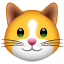 Katės emoji U+1F431