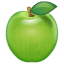 Žaliasis obuolys emoji U+1F34F