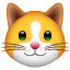 Katės emoji U+1F431 Katės emoji U+1F431