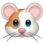 Žiurkėno emoji U+1F439 Žiurkėno emoji U+1F439