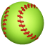 Softbolas emoji U+1F94E Softbolas emoji U+1F94E